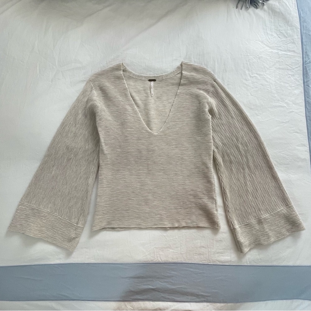 Free people tan sweater